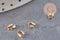 Protège-fil laiton doré 24K 5mm, x10 (G11145)