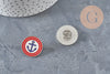 Broche pin Escudo marino zamac dorado 25mm, x1 VÁLIDO