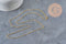 Satellite chain necklace iron & gilded brass 81.5cm, x1 VALID