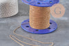 Raw brass cable chain, 1mm, x5 meters (G11225) VALID