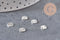 Dije conector redondo acero inoxidable 304 plateado 6mm VÁLIDO