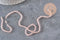Perles toupies cristal à facette rose clair 3.8x3mm, x1 fil de 32.5cm-Perles-Gingerlily Perles