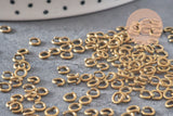 Anneaux de jonction laiton bronze 4mm/0.8mm, x5 grammes (G11354)