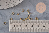 Anneaux de jonction laiton bronze 4mm/0.8mm, x5 grammes (G11354)