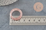 Bague quartz fraise naturel 17-20mm, x1 (G11409)