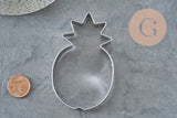 Moule Emporte-pièce ananas 87.5mm, x1 (G11407)-Moules pour loisirs créatifs-Gingerlily Perles