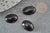 Black agate cabochon, creative supplies, oval cabochon, natural agate, agate cabochon, black agate, natural stone, 14x10mm-G0570