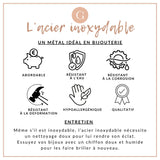 Anneaux créoles +anneau en acier 201-316 inoxydable argenté 22mm, La paire (G10857)