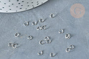 Round 304 stainless steel jump rings, 4-0.5mm, 1g (G9145)