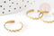 Bague réglable dent de scie laiton brut 19mm, x2 (G0693)
