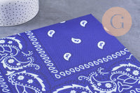 Bandana motif Cachemire Polyester 55cm, x1 (G10691)