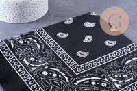 Bandana motif Cachemire Polyester 55cm, x1 (G10691)