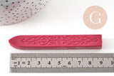Batonnet de cire à cacheter rouge sans mèche, x1 (G3191)