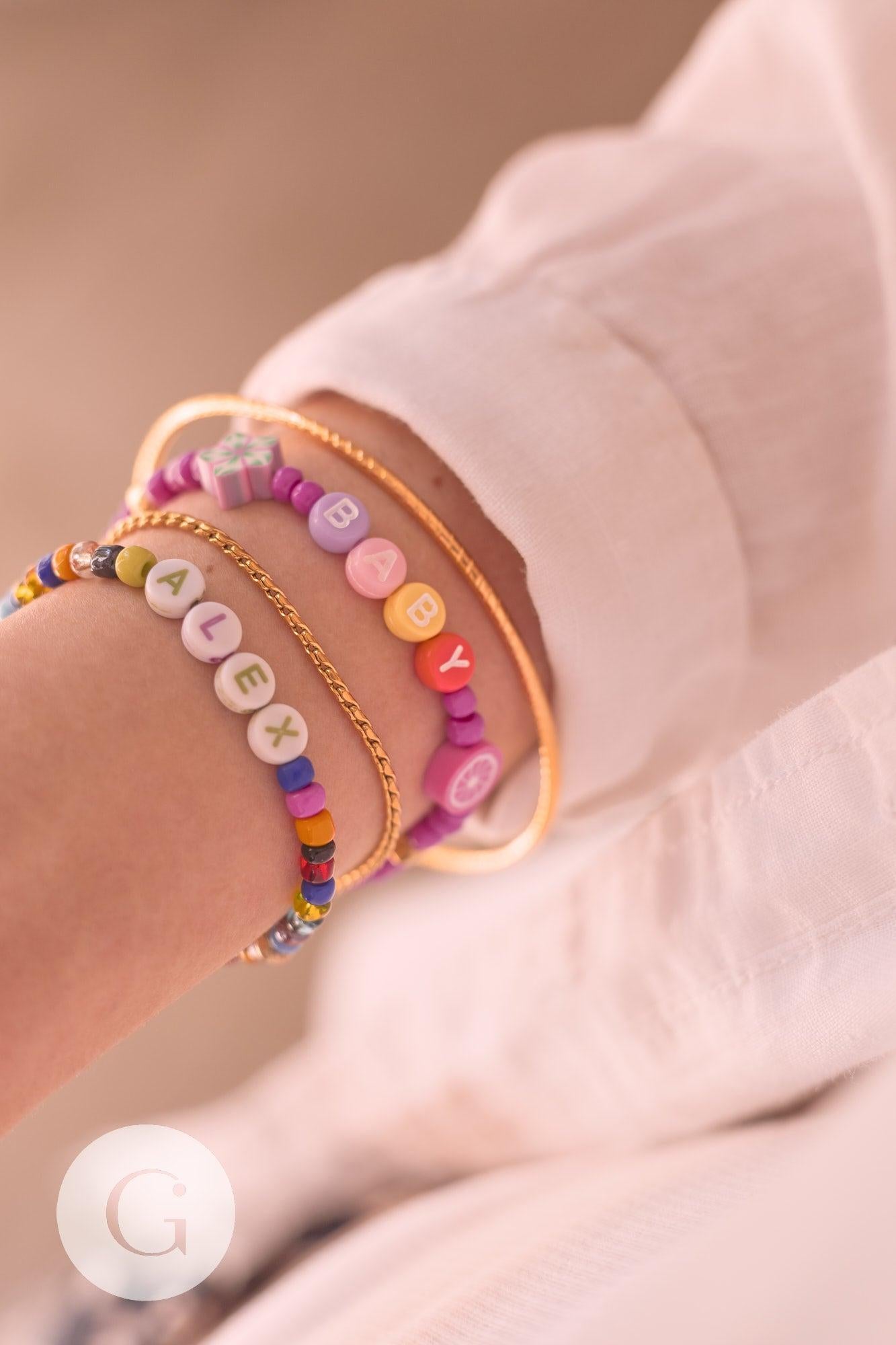 Bracelet acier 304 inoxydable doré 14k chaine torsadée 1.5-2mm/19.5cm, x1 (G5358)