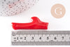 Branche corail acrylique rouge, perle acrylique, corail rouge, coquillage bijou,45mm,x5 (G0186)