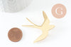 Broche hirondelle acier 316 inoxydable doré 52mm, x1 (G9606)