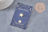 Broche pin's étoile laiton doré 14mm, x1 (G10551)
