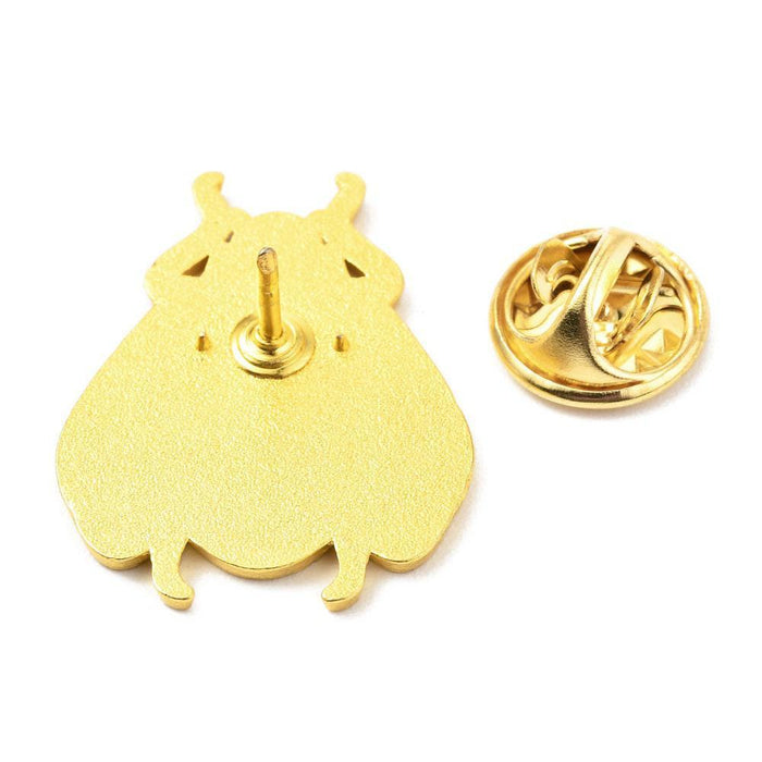 Broche pin's insecte ailé mystique doré émaillé 27x21mm,x1 (G5549)