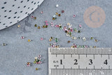 Cabochon forme diamant tourmaline naturelle 1.5mm, x1 (G8744)
