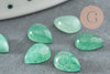 Cabochon goutte aventurine verte naturelle 8x6mm, x1 (G2273)