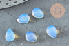 Cabochon goutte opalite 8 x6mm, x1 (G3062)