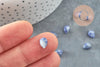 Cabochon goutte sodalite bleue 8x6mm, x1 (G2261)