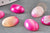 Cabochon ovale agate naturelle rose 18x13mm, x1 G8661