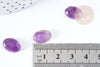 Cabochon ovale améthyste naturel 14x10mm, x1 (G8667)