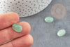 Cabochon ovale aventurine verte naturelle 14x10mm, x1 (G5048)
