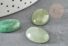 Cabochon ovale aventurine verte naturelle 18 x13mm, x1 (G0376)