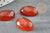 Cabochon ovale cornaline naturelle orange 13x18mm, x1 (G4482)