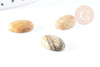 Cabochon ovale jaspe paysage naturel 14x10mm, x1 (G8660)