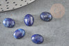 Cabochon ovale lapis lazulis naturelle 10x8mm, x1 (G1720)