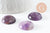 Cabochon rond amethyste naturelle 20mm, x1 (G9619)
