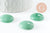Cabochon rond aventurine verte naturelle 20mm, x1 (G9618)