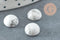 Cabochon rond howlite blanche naturelle 8mm, x1 (G8689)