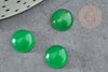 Cabochon rond jade naturel 10mm, x1 (G2808)