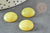 Cabochon rond jade naturel jaune 16mm, x1 (G2279)