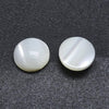 Cabochon rond nacre blanche naturelle 10mm, x1 (G2751)