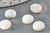 Cabochon rond nacre blanche naturelle 10mm, x1 (G2751)