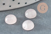 Cabochon rond quartz rose naturel 8mm, x1 (G8652)