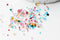 Cabochon rond strass cristal coloré 1.6mm, x1 gramme (G4142)