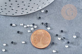 Cabochon rond strass cristaux transparent 2.7mm, x 1 gr (G8683)
