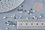 Cabochon rond strass cristaux transparent 2.7mm, x 1 gr (G8683)