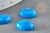 Cabochon rond turquoise bleue naturelle 14mm, x1 (G0349)
