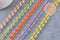Chaine acrylique transparente tube laiton doré 8,5mm , création bijoux coloré, x1 mètre (G7220)