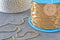 Chaine boule bambou laiton brut, chaine bijou, sans nickel, grossiste,1.5mm, x 5Mètres (G0067)
