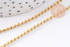 Chaine boule métal 1.8mm x 5 mètres (G10589)
