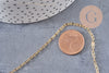 Chaine fine dorée nuage 16K 1 micron,chaine collier, création bijoux, chaine au mètre,chaine dorée,1mm,x1 mètre G5004