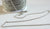 Chaine fine platine forçat, fourniture créative, chaine bijou, création bijoux, grossiste chaine,1.5 mm, BOBINE COMPLETE-G0497